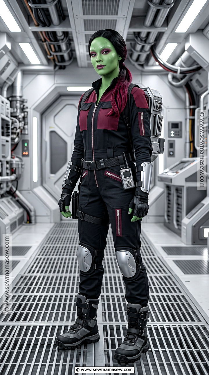 Tactical Gamora Costume With Utility Jumpsuit - 35 gamora costume ideas