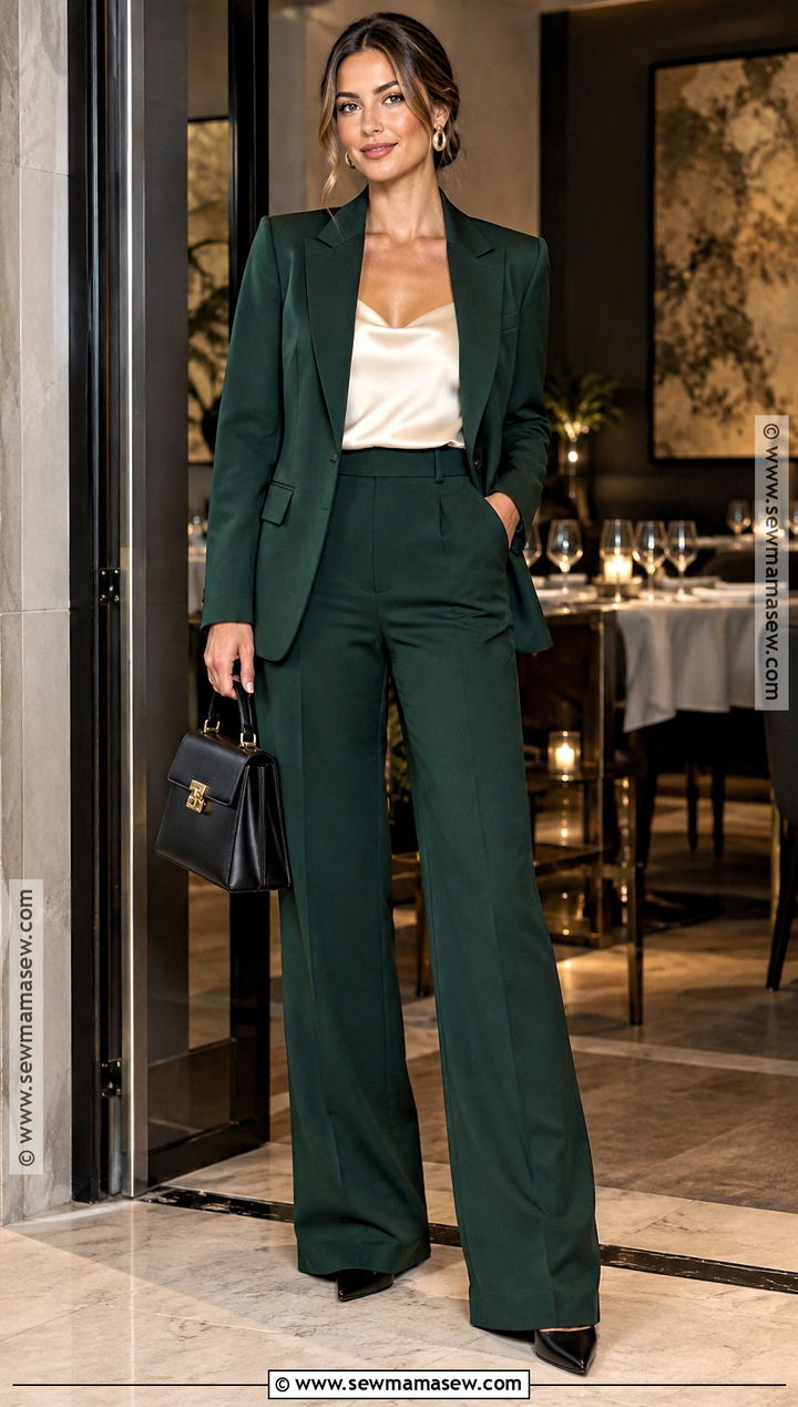 Tailored Suit Fall Dinner Outfit - 30 fall dinner outfit ideas
