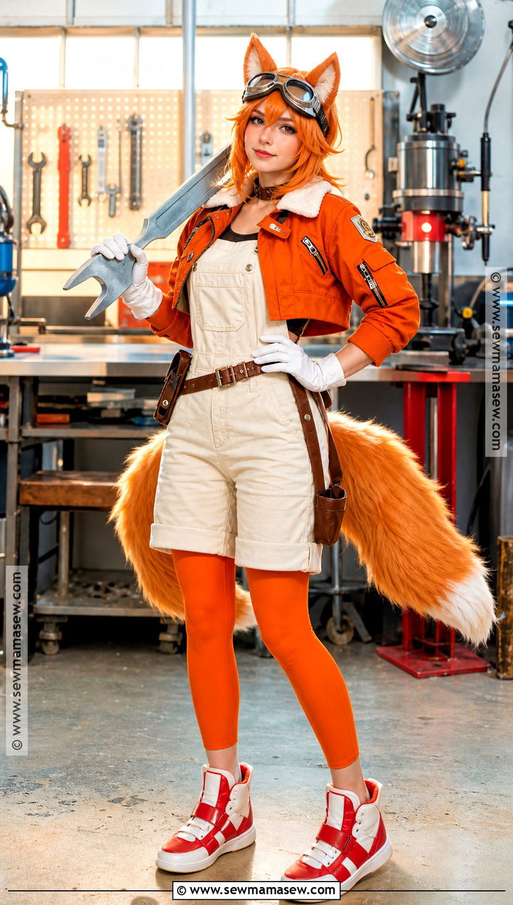 Tails Cosplay With Aviator Goggles - 40 sonic cosplay ideas