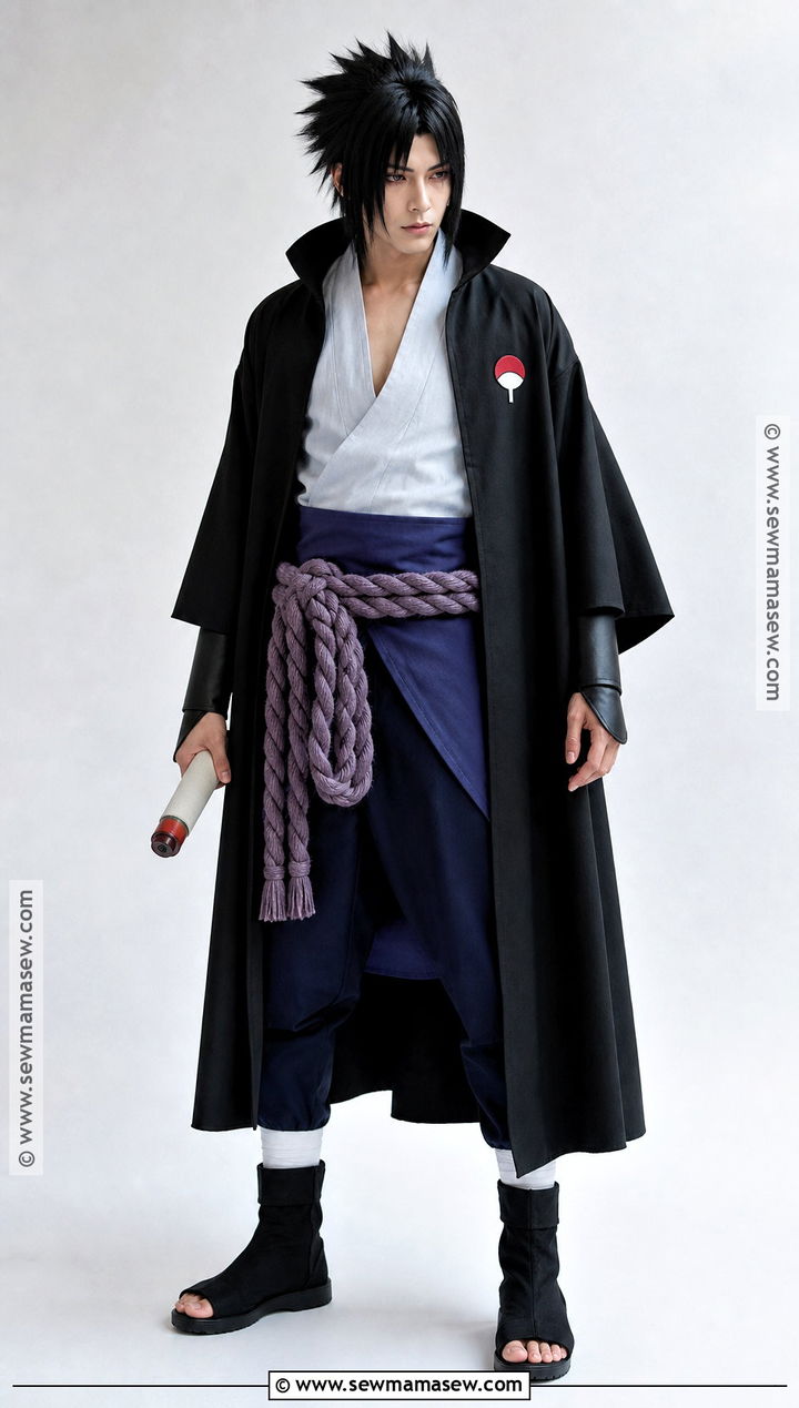 Taka Sasuke Costume With Black Cloak - 30 sasuke costume ideas