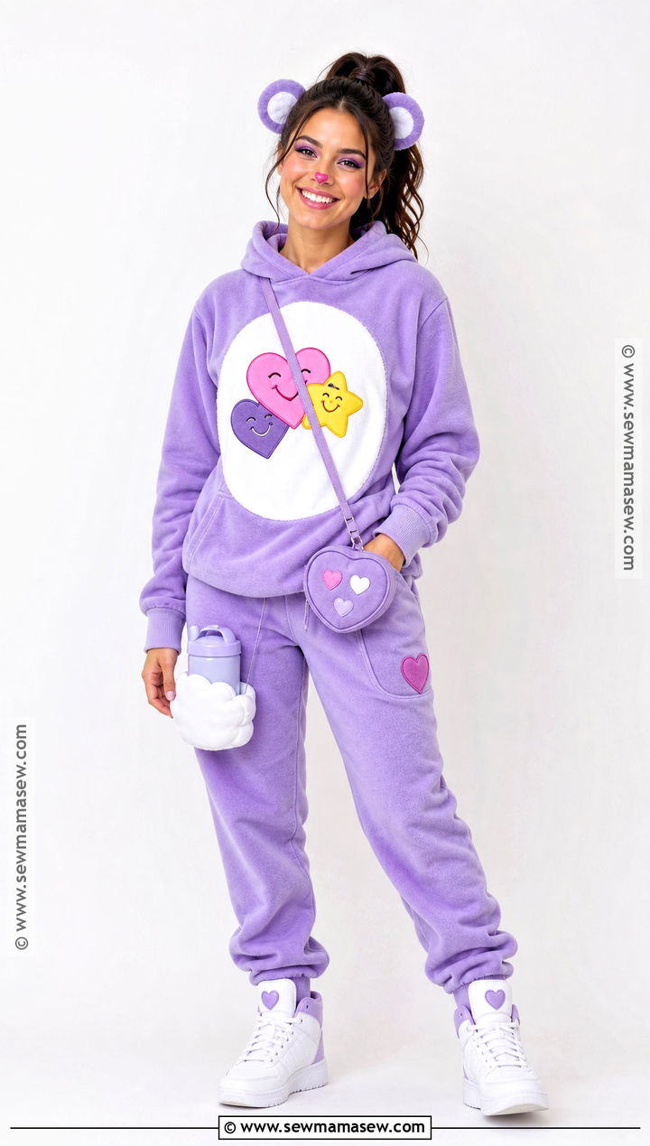 Take Care Bear Costume With Caring Heart Badge - 30 care bears halloween costume ideas
