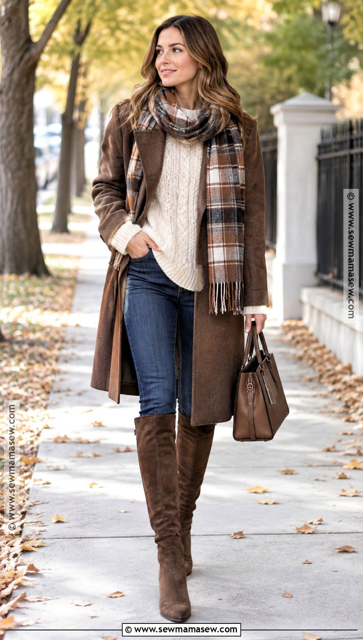 Tall Suede Boots With Skinny Jeans - 20 autumn shoe ideas