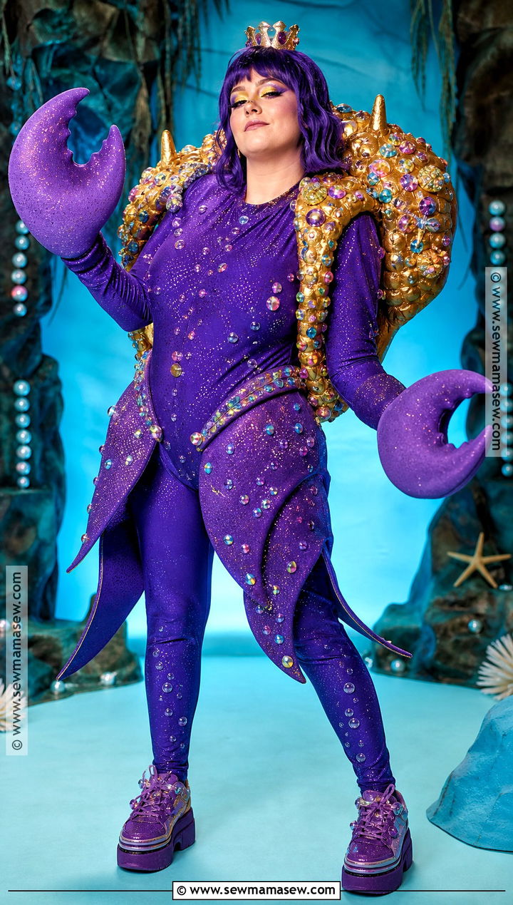 Tamatoa Costume With Gold Shell - 40 disney villain costumes