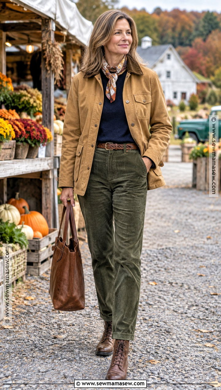 Tan Barn Jacket With Corduroy Pants - 15 tan fall jacket ideas
