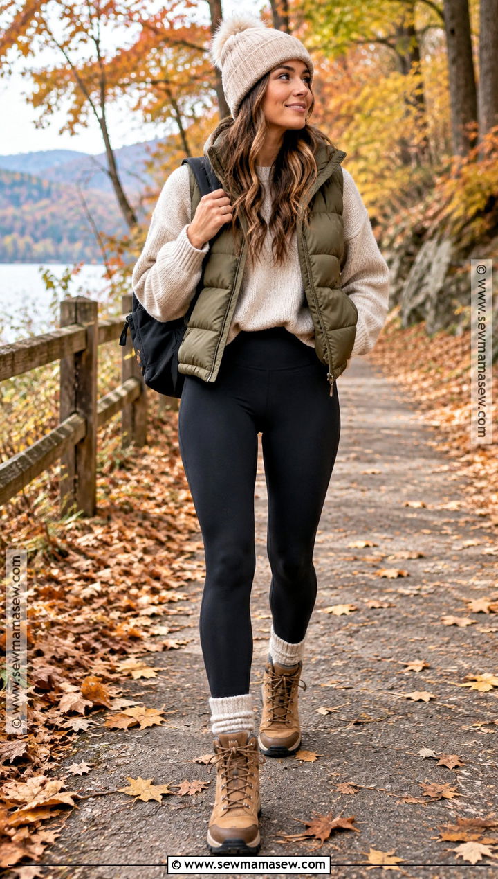 Tan Hiking Lace Up Fall Boots Outfit - 15 Lace Up Fall Boots