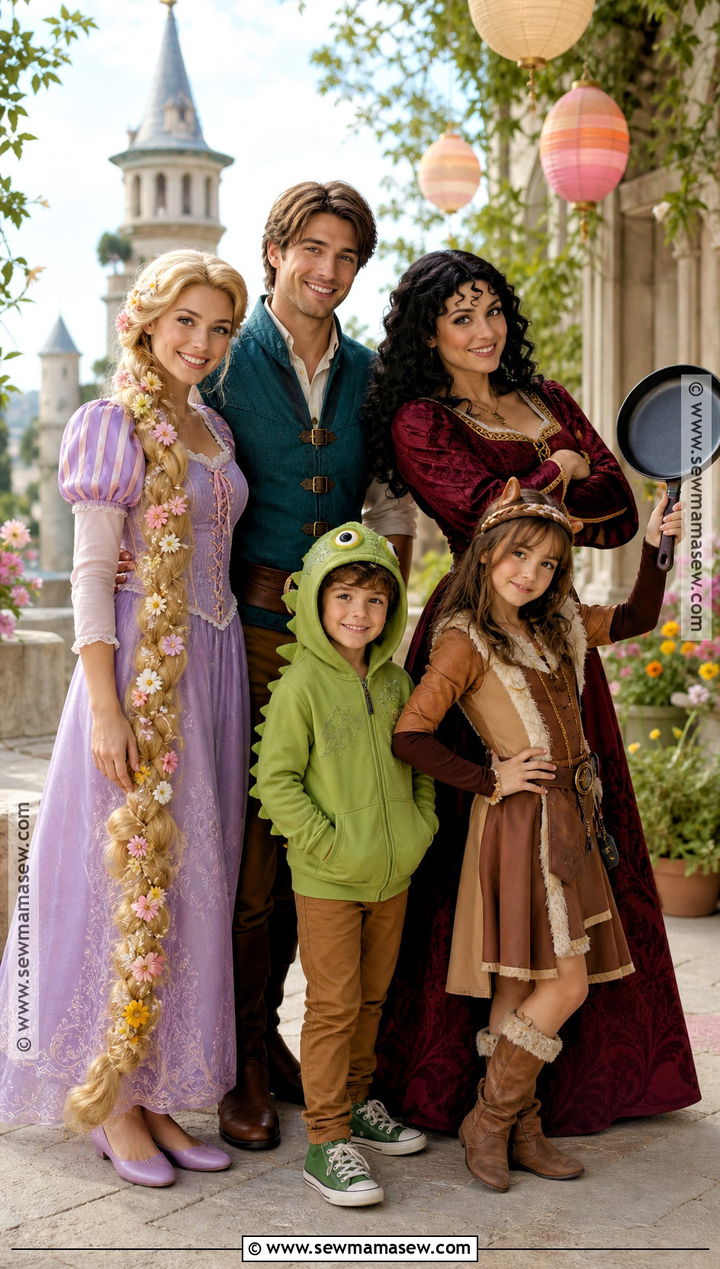 Tangled Family Costume - 35 disney family costumes