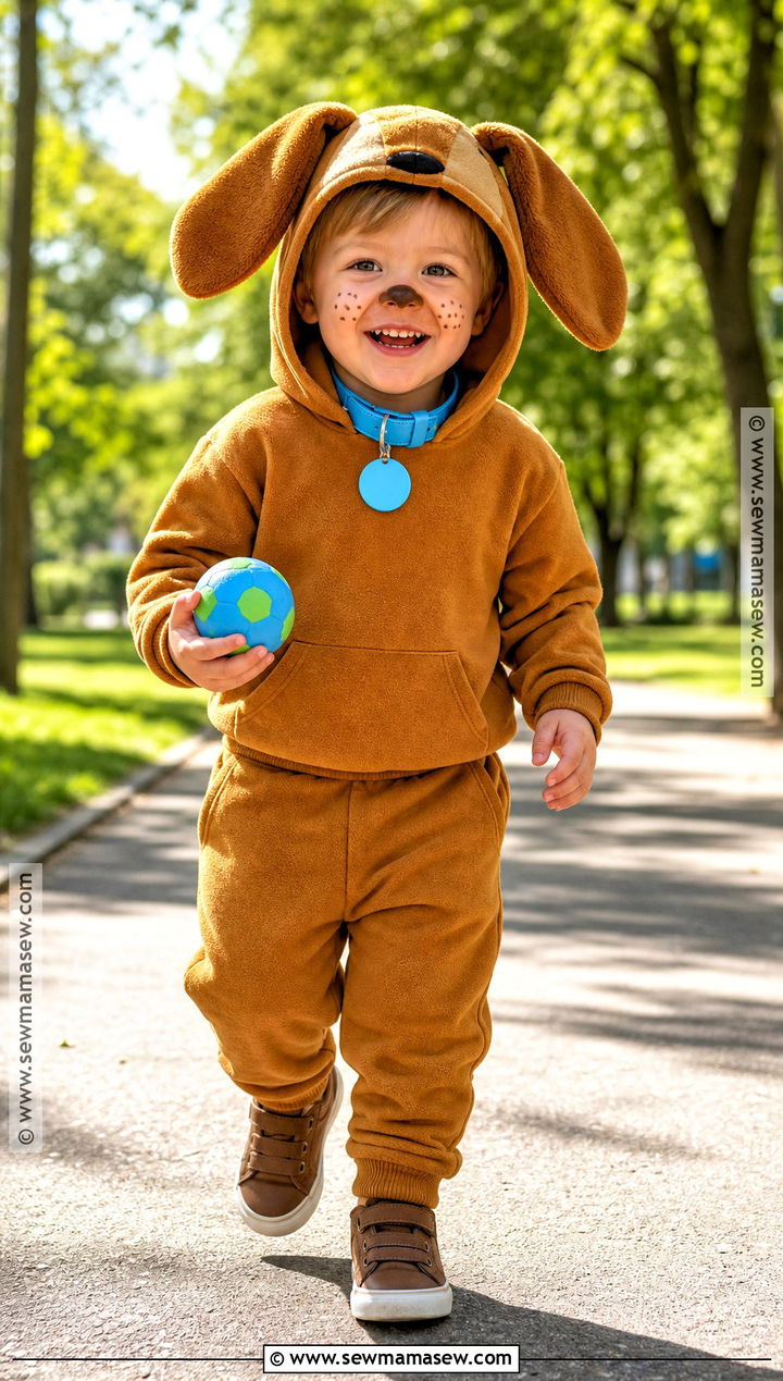 Tango Puppy Costume With Blue Collar - 30 sesame street costume ideas