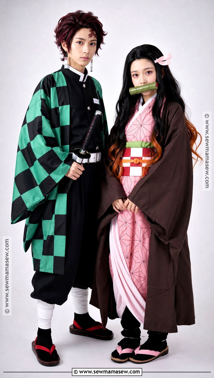 Tanjiro And Nezuko Cosplay - 30 matching cosplay ideas