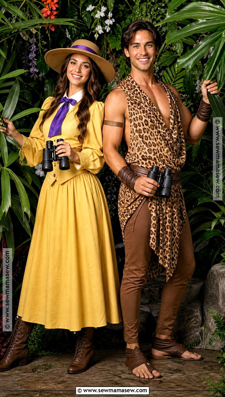 Tarzan And Jane Couple Costume - 40 disney couple costumes