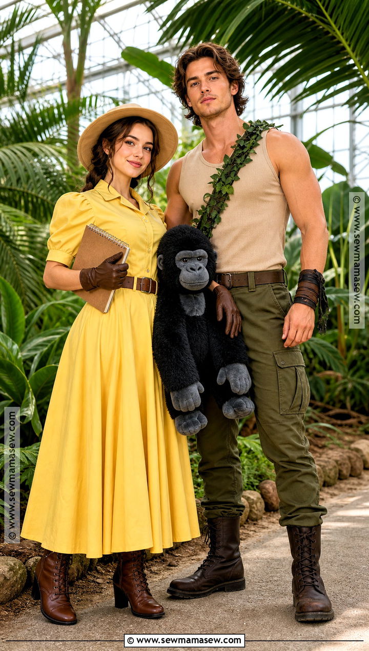 Tarzan And Jane Couple Costume - 30 Disney Halloween Costumes for Couples