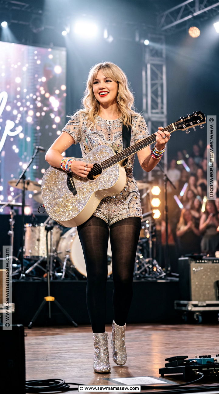 Taylor Swift Sparkly Stage Costume - 40 halloween costumes blonde