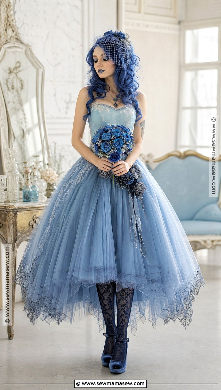 Tea Length Emily Corpse Bride Dress - 30 Emily Corpse Bride Dress Ideas