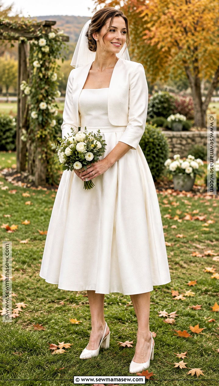 Tea Length Fall Backyard Wedding Dress - 15 Fall Backyard Wedding Dress Simple Ideas