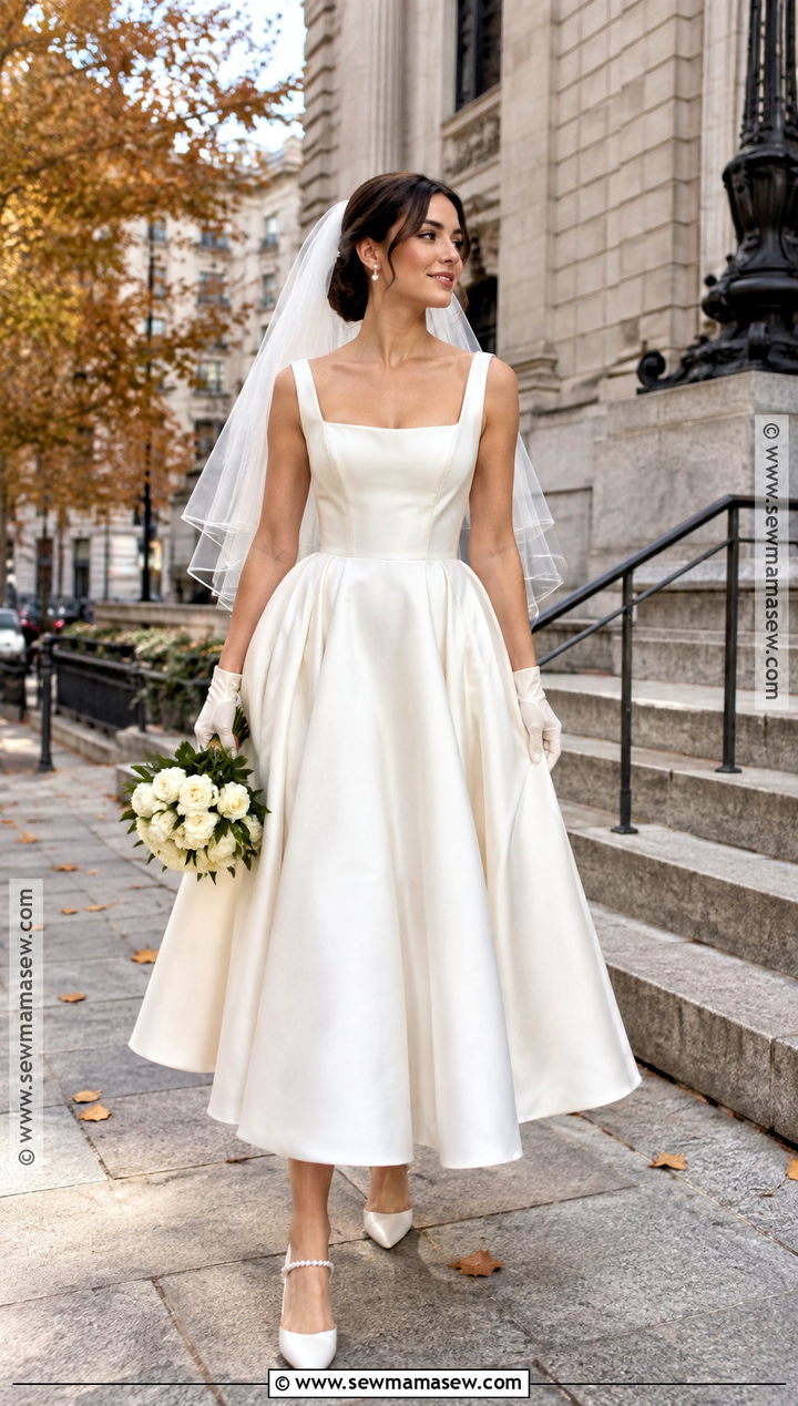 Tea Length Fall Wedding Dress - 20 wedding dresses fall