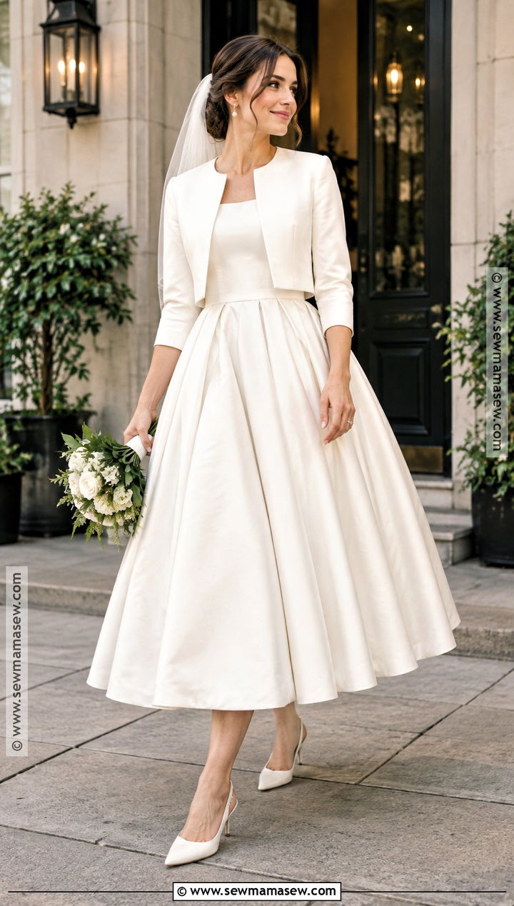 Tea Length Fall Wedding Dress - 25 fall wedding dress ideas