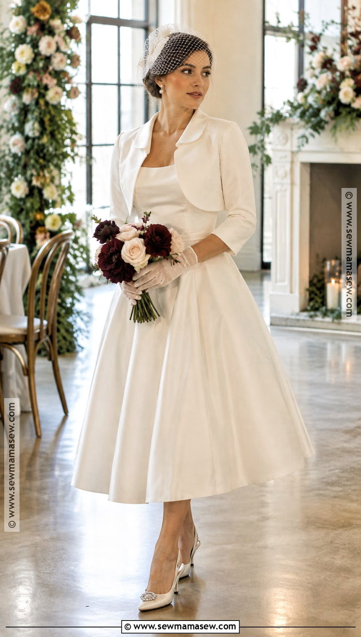 Tea Length Fall Wedding Gown - 20 fall wedding gowns
