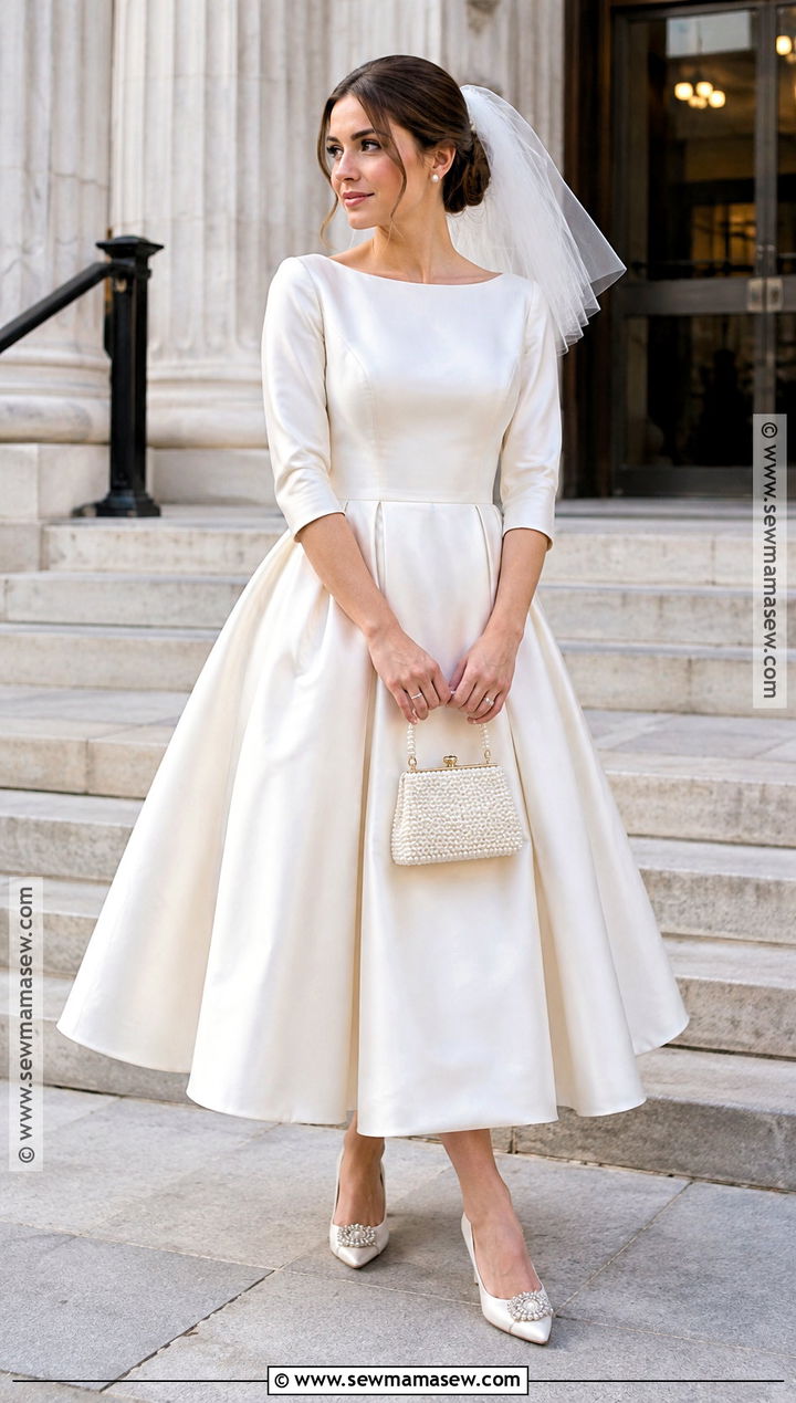 Tea Length October Wedding Dress - 15 wedding dress october ideas