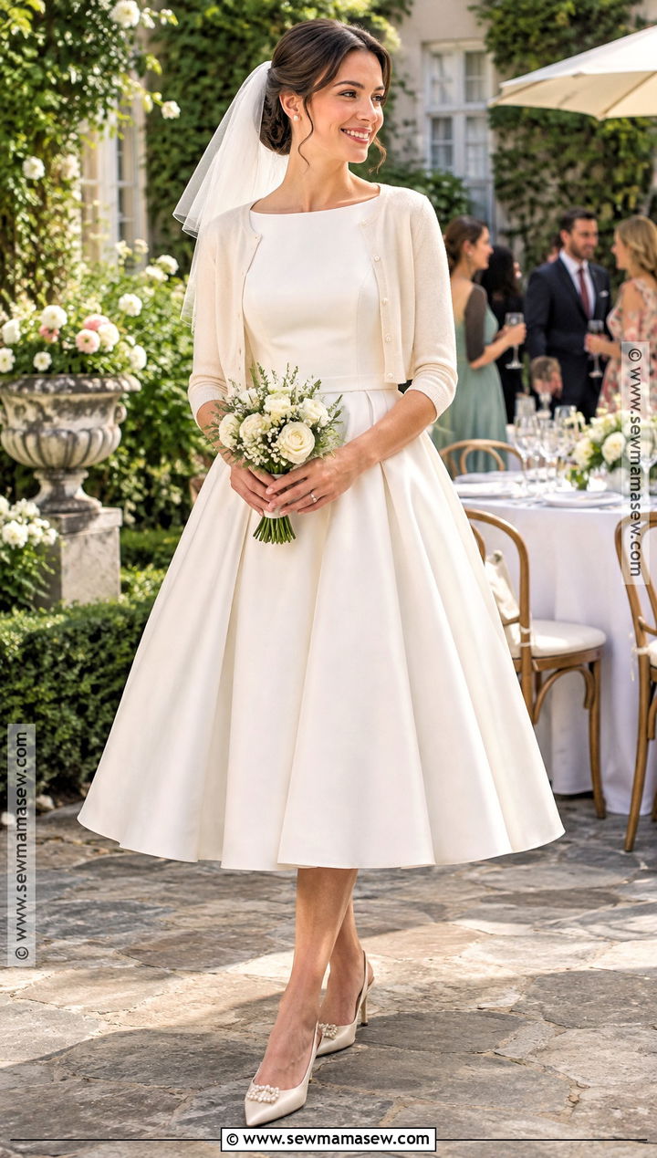 Tea Length September Wedding Dress - 15 Wedding Dresses September Brides