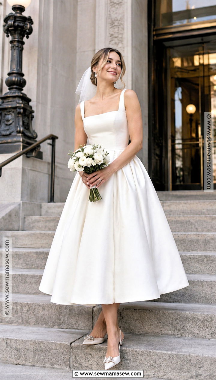 Tea Length September Wedding Dress - 15 september wedding dresses bride