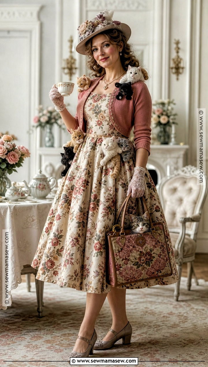 Tea Party Crazy Cat Lady Costume - 35 crazy cat lady costume ideas