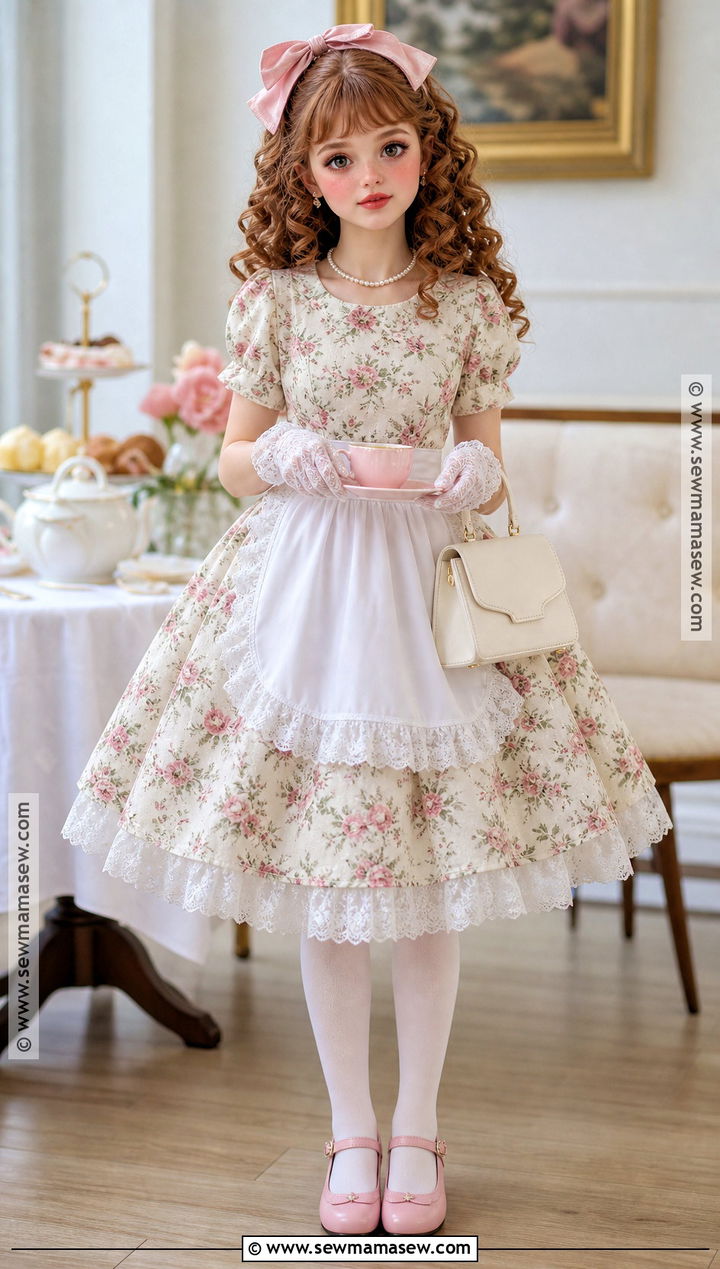 Tea Party Doll Costume - 40 doll halloween costume ideas