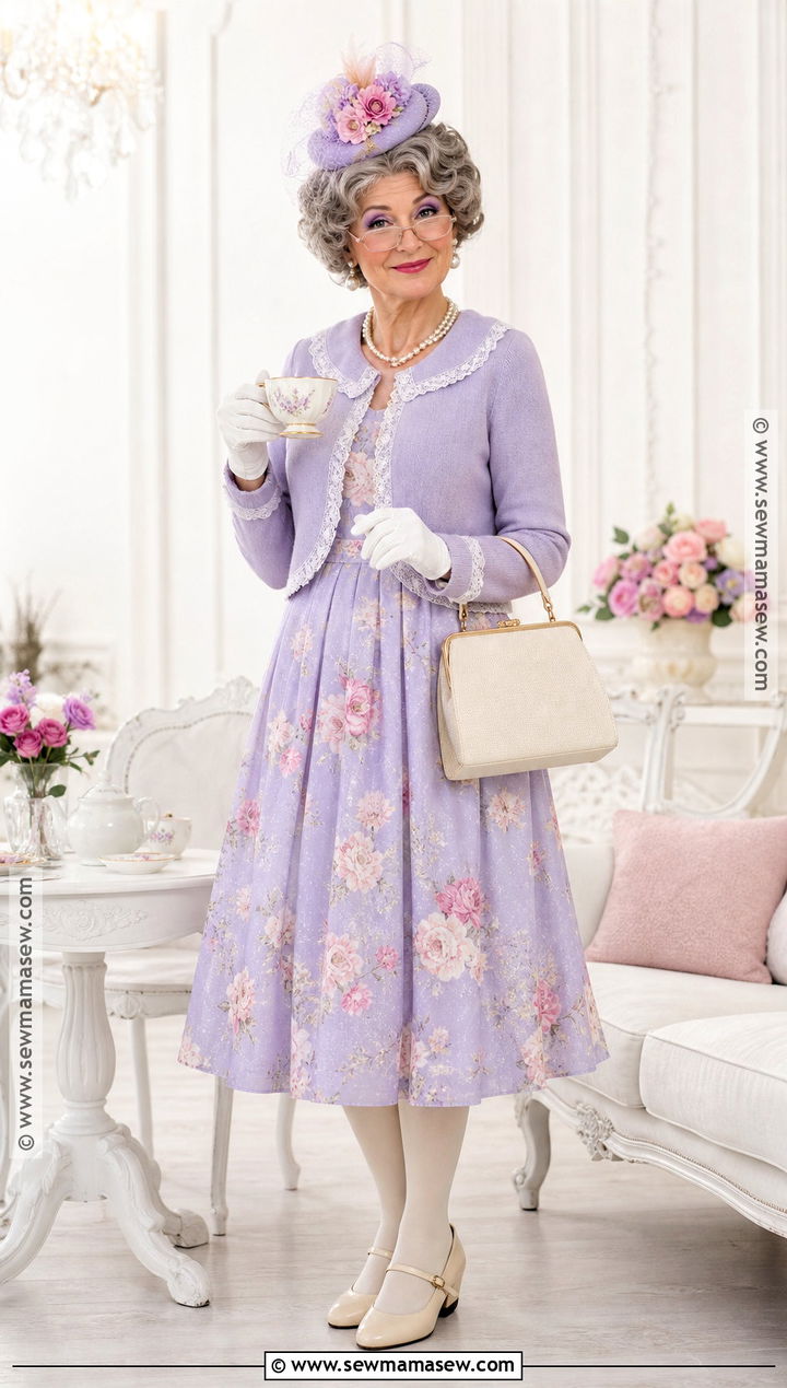 Tea Party Granny Costume - 30 granny dress up ideas