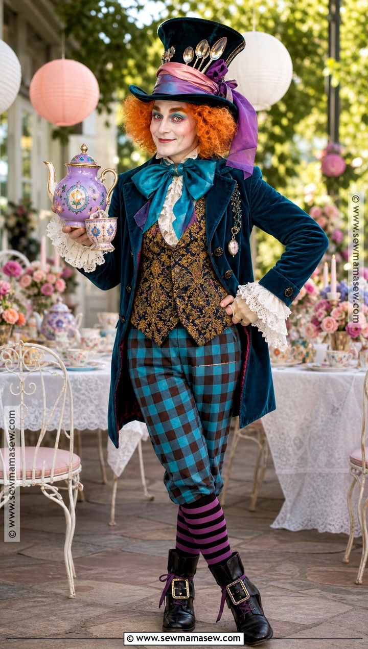 Tea Party Mad Hatter Costume With Teapot Prop - 50 mad hatter costume ideas