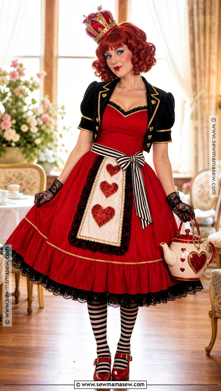 Tea Party Queen Of Hearts Cosplay - 35 Queen Of Hearts Cosplay Ideas