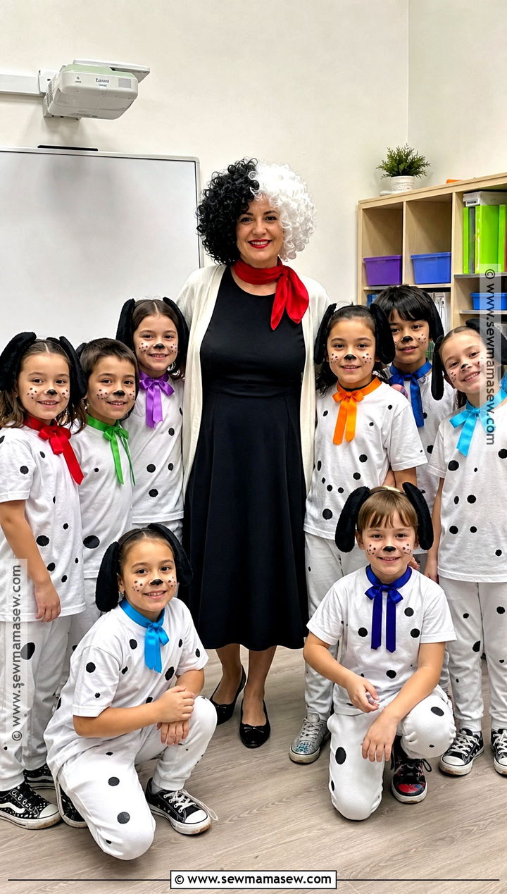 Teacher And Dalmatian Class Costume - 40 101 dalmations costume ideas