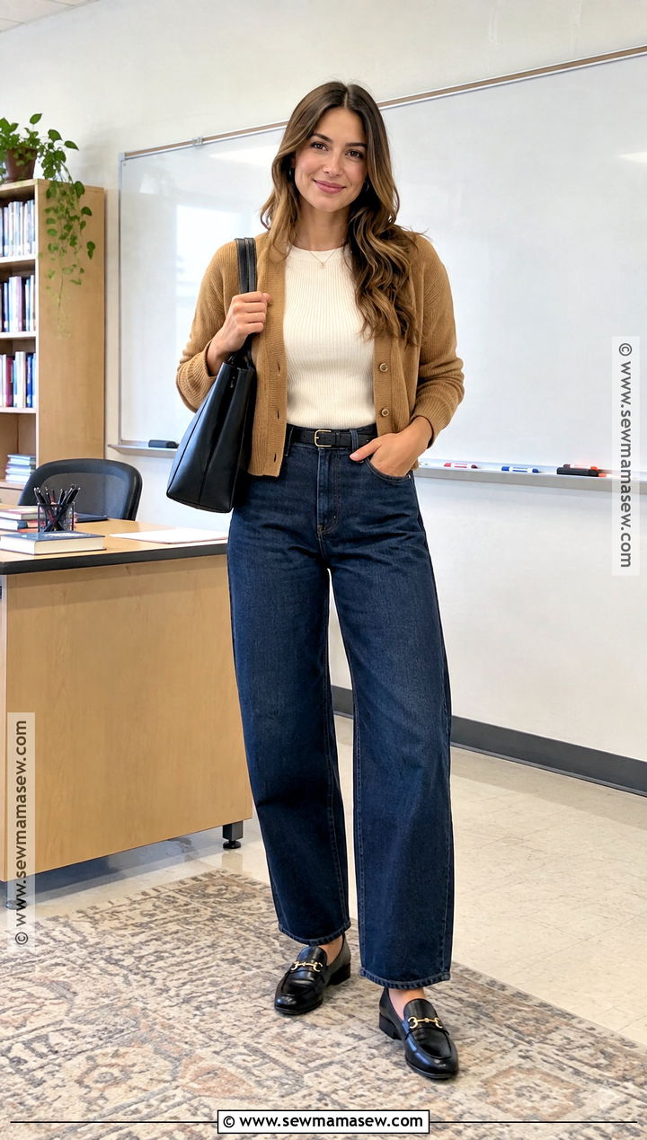 Teacher Jeans Outfit With Barrel Jeans - 15 teacher jeans day outfit fall
