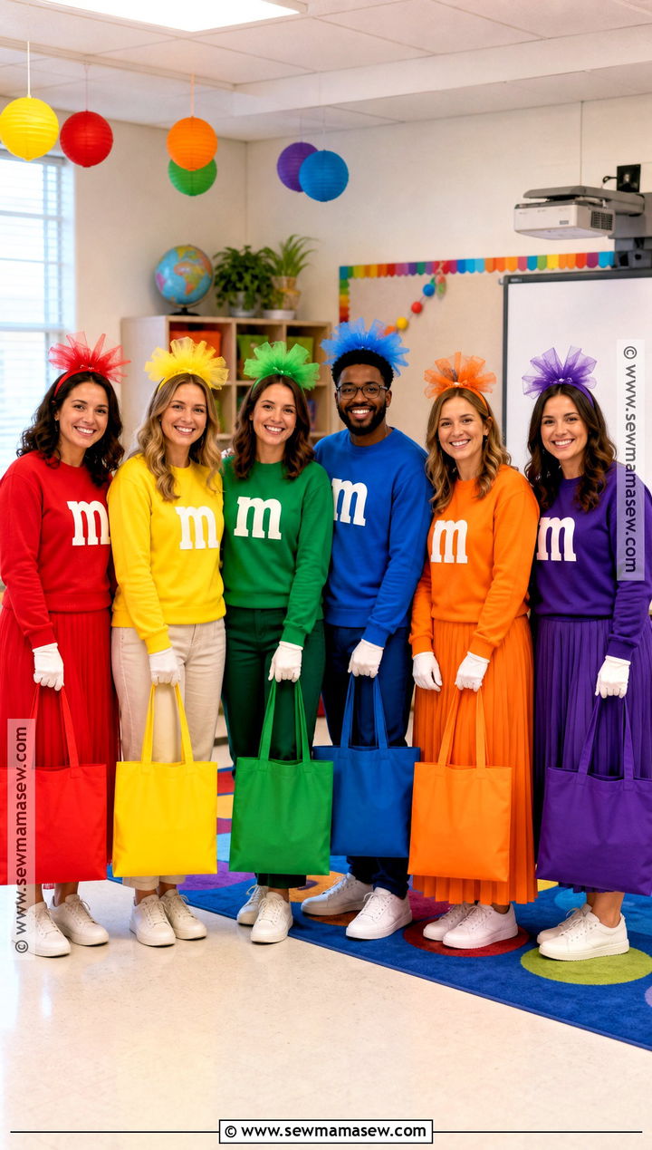 Teacher MandM Group Costume - 40 m&m costume ideas