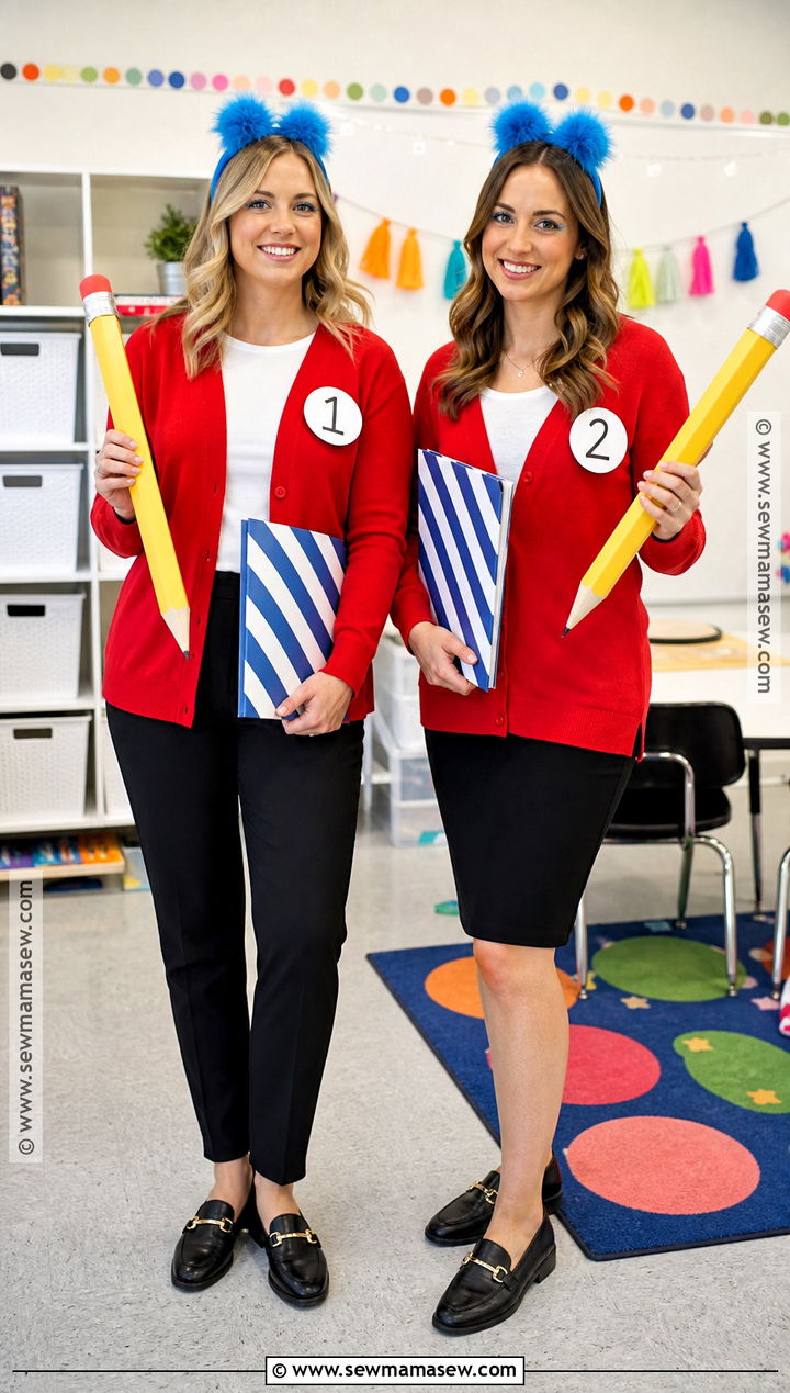 Teacher Thing One And Thing Two Costume - 40 thing one and thing two costumes