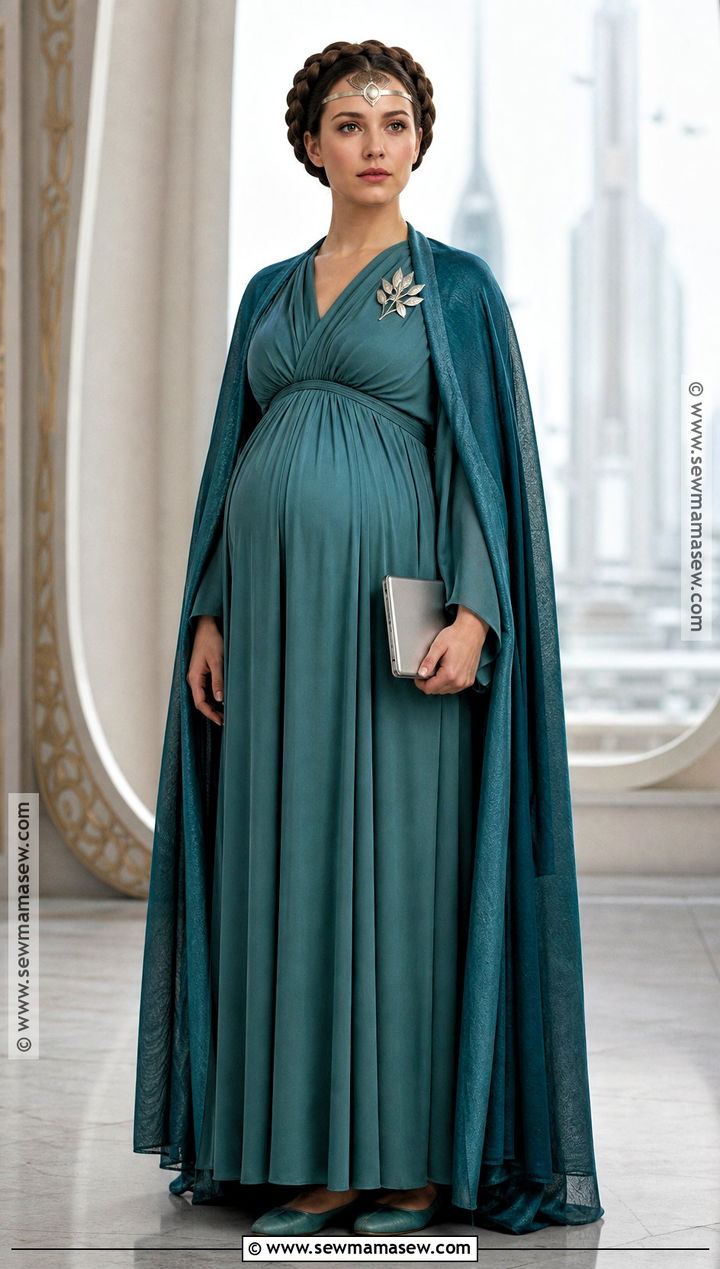 Teal Pregnancy Padme Costume - 30 padme star wars costumes