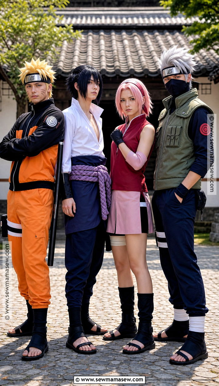 Team 7 Group Cosplay - 35 cosplay naruto ideas
