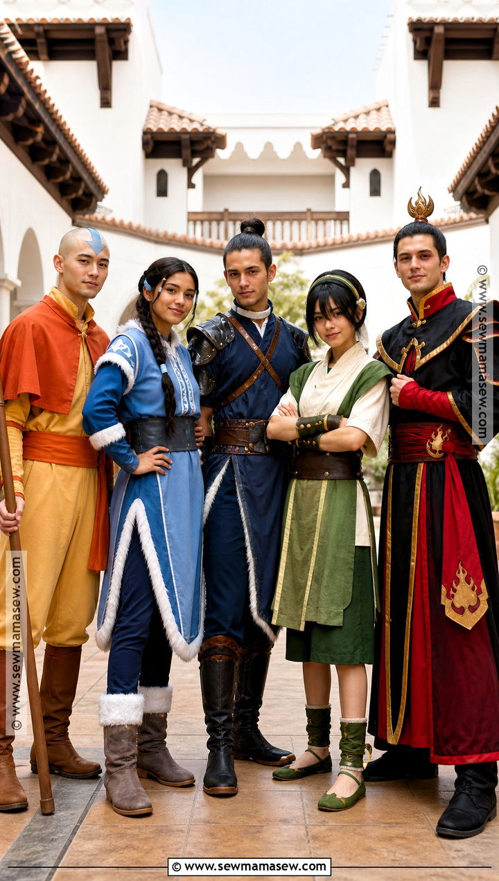 Team Avatar Group Costume - 30 Avatar Costume Ideas