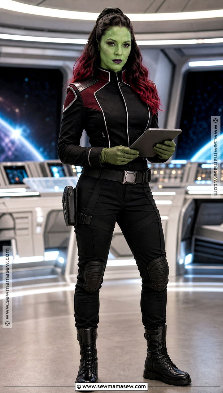 Team Leader Gamora Costume With Command Jacket - 35 gamora costume ideas