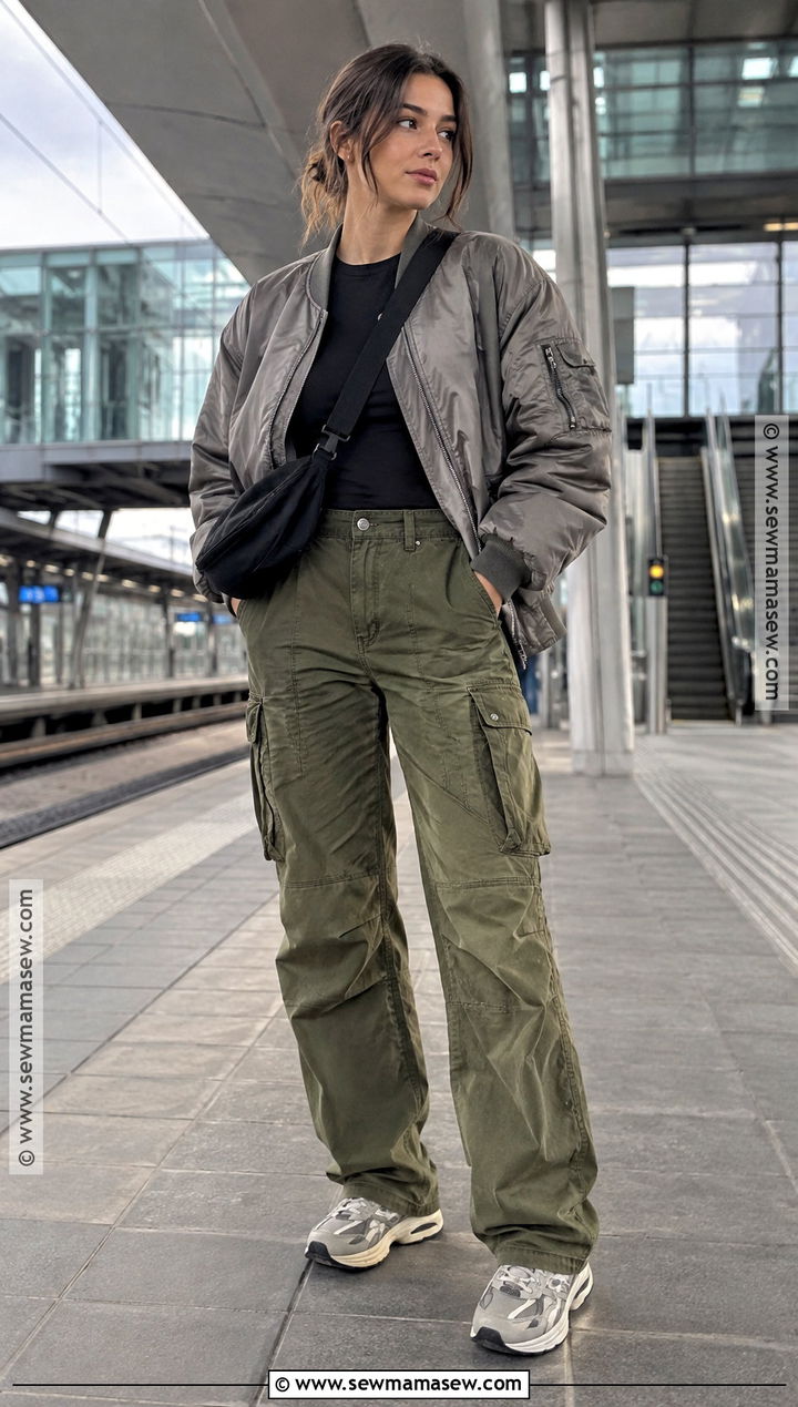 Technical Running Sneakers With Cargo Pants And A Bomber Jacket - 15 fall 2026 sneaker trends