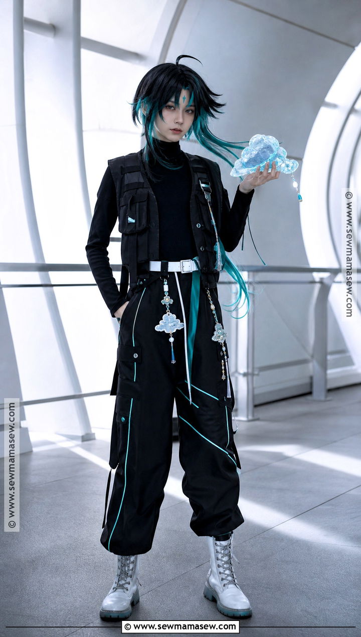 Techwear Tokito Cosplay With Utility Vest - 35 tokito cosplay ideas