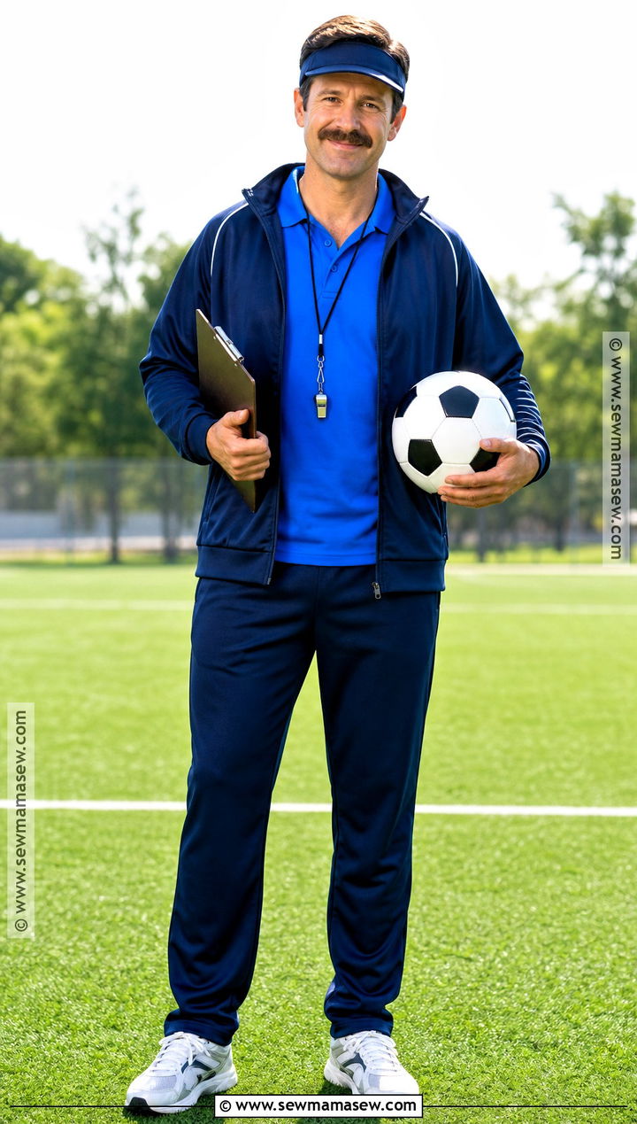 Ted Lasso Costume With Blue Tracksuit - 45 mens halloween costumes