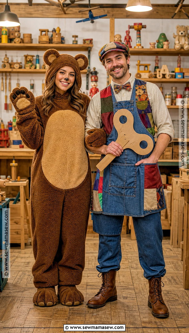 Teddy Bear And Toymaker Duo Costume - 35 teddy bear costume ideas