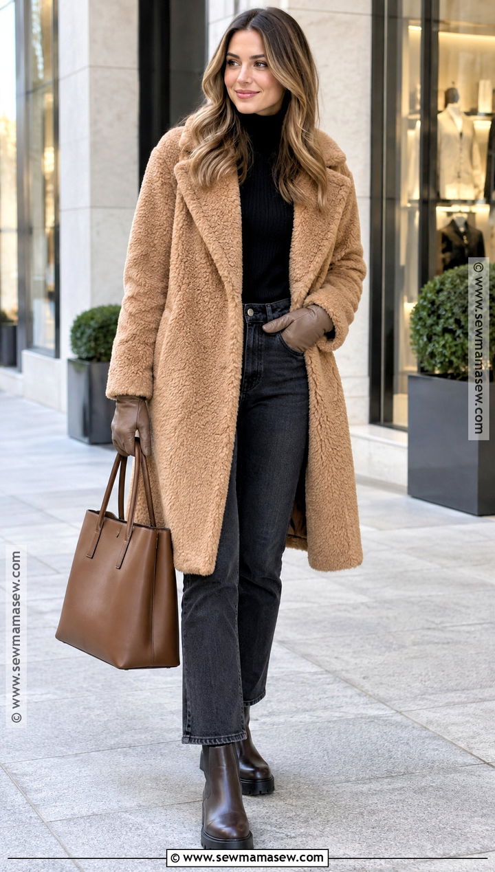 Teddy Coat Outfit - 15 autumn and winter coats 2026