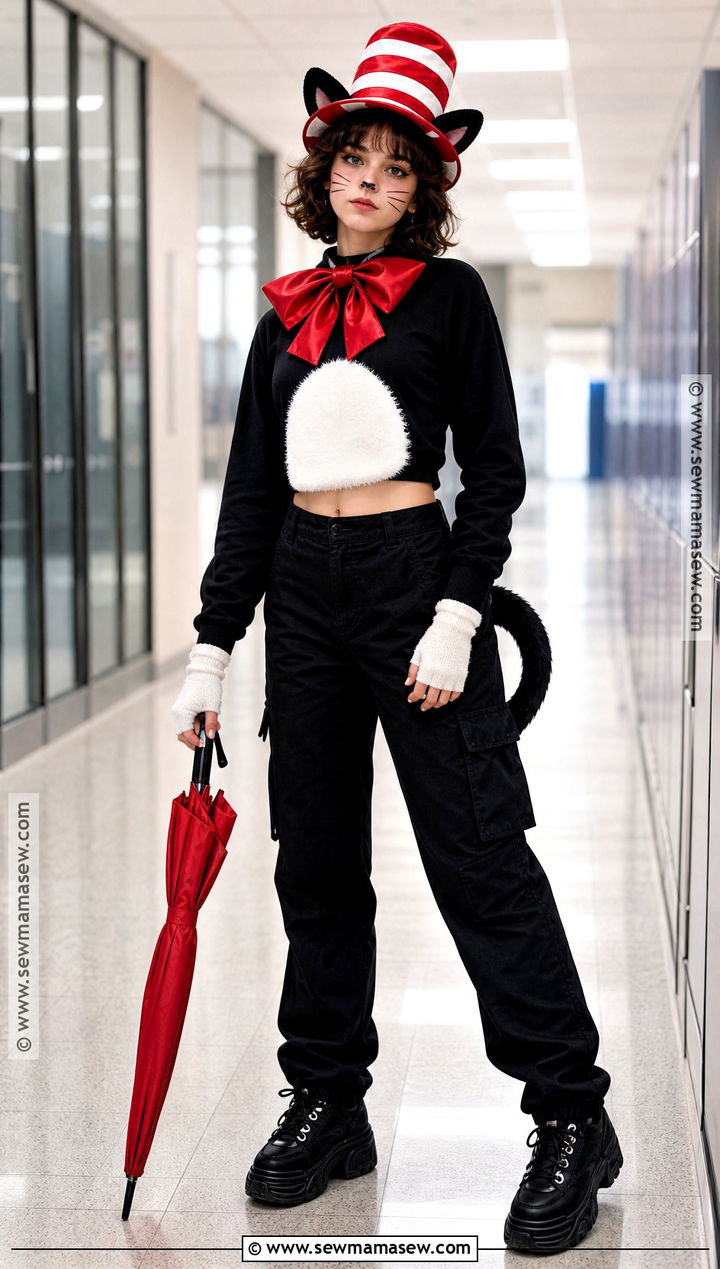 Teen Cat In The Hat Costume - 30 cat and the hat costume ideas