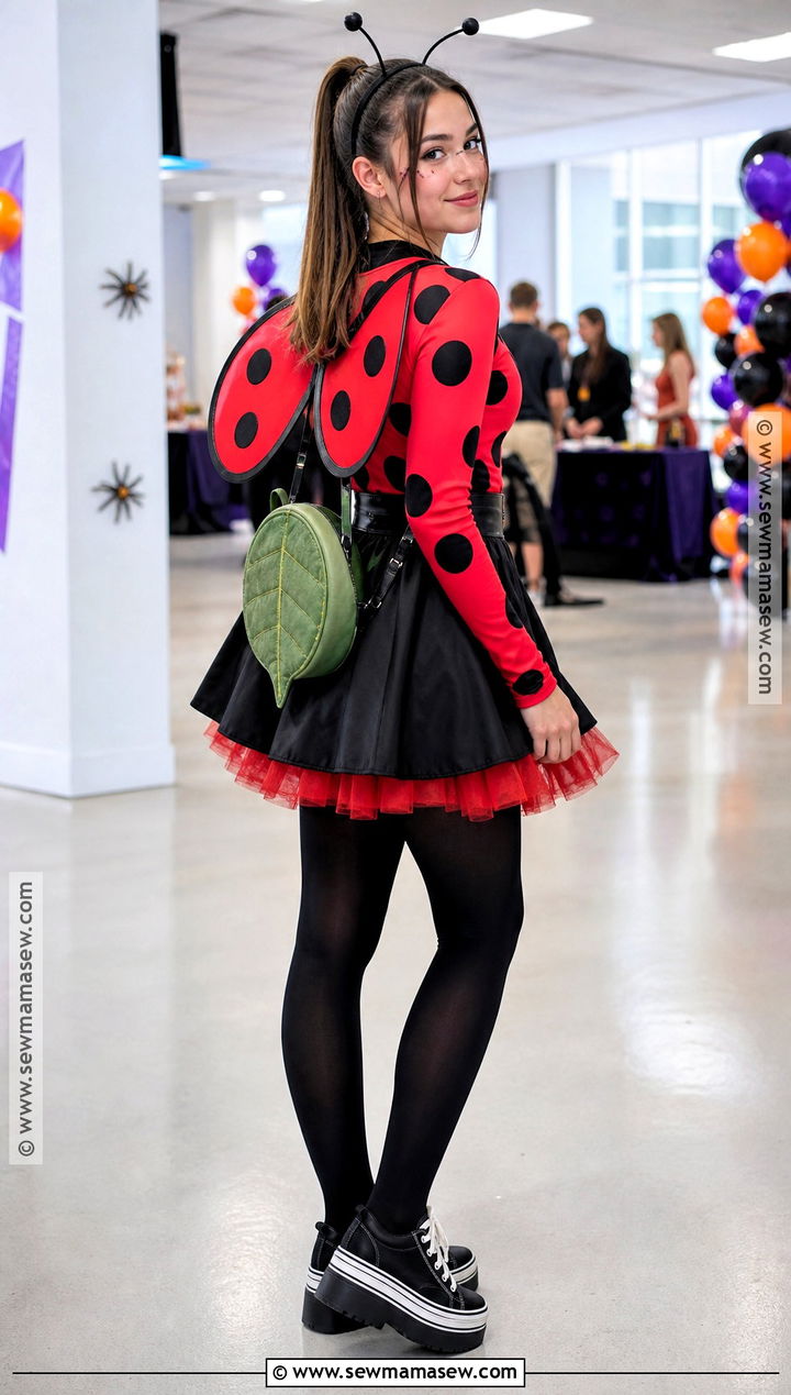 Teen Ladybird Costume With Skater Skirt - 30 ladybird costume ideas
