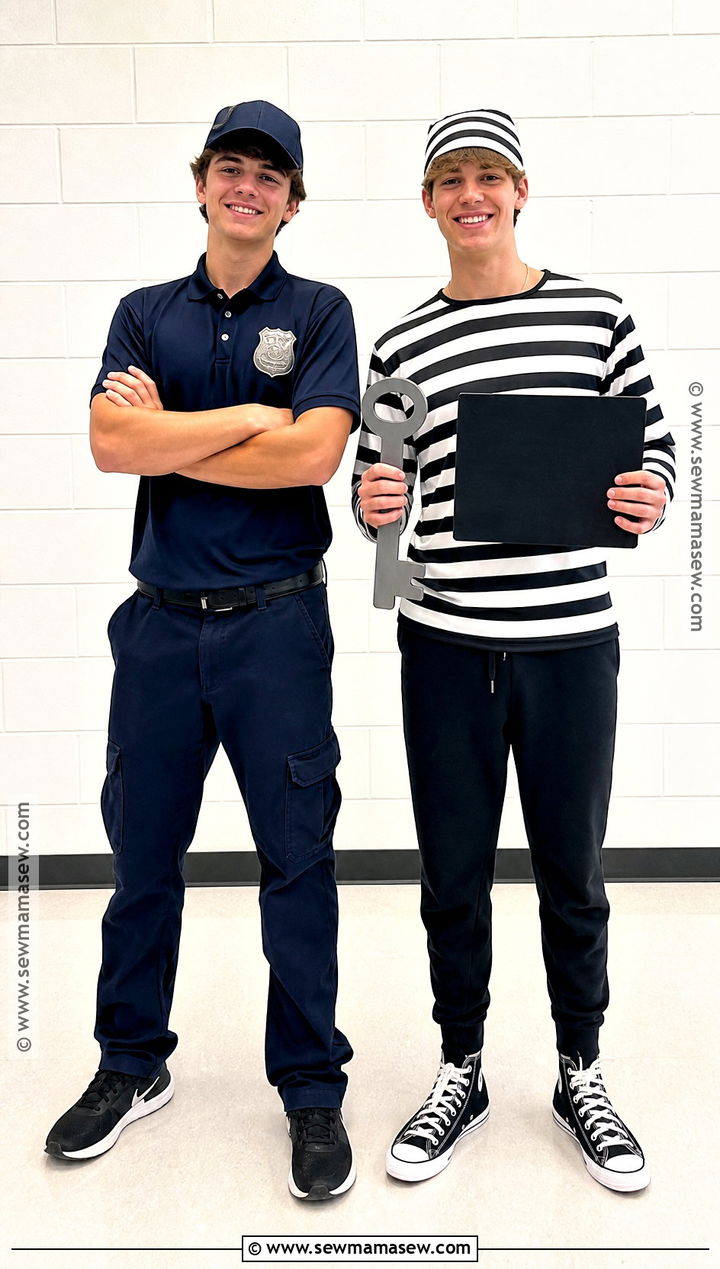 Teen Police And Prisoner Costume - 35 police and prisoner costume ideas