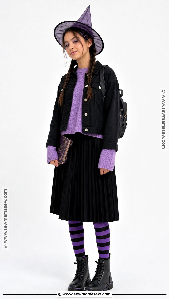 Teen Purple Witch Outfit - 30 purple witch outfit ideas