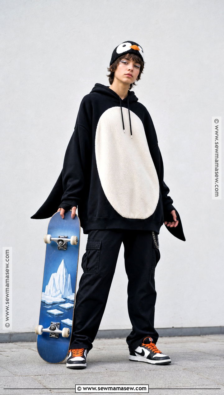 Teen Skater Penguin Costume - 35 penguin costume ideas