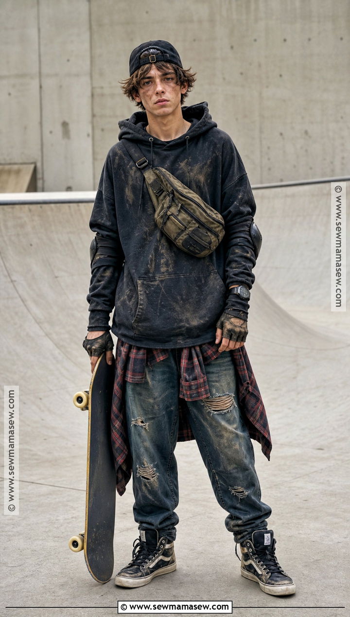 Teen Zombie Apocalypse Skater Outfit - 50 zombie apocalypse outfits