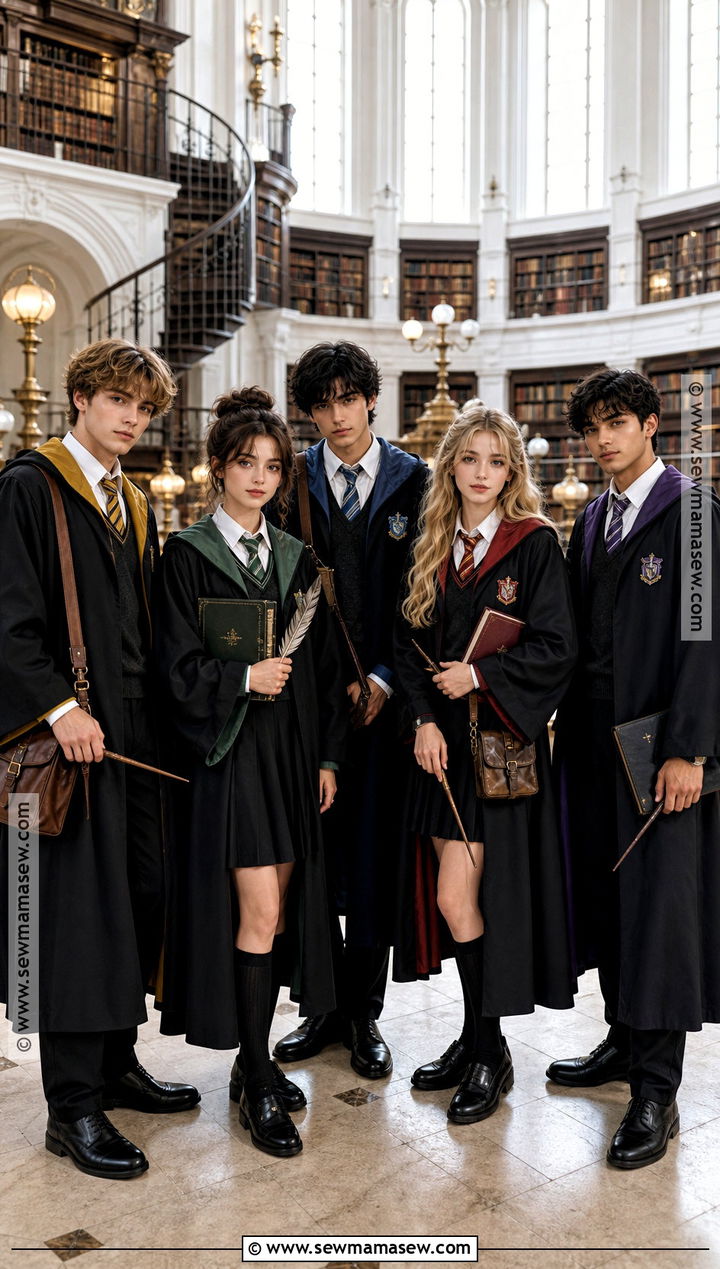 Teenage Hogwarts Student Group Costume - 35 halloween costumes 5 people