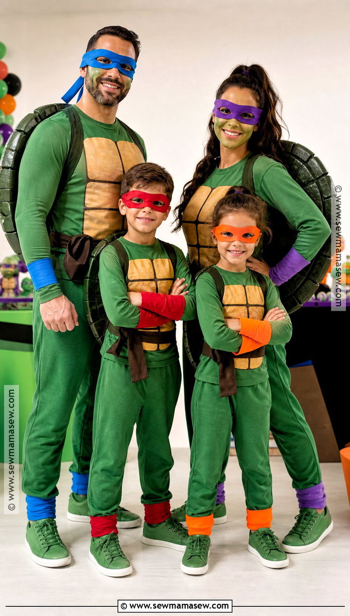 Teenage Mutant Ninja Turtles Costume - 35 costumes for 4