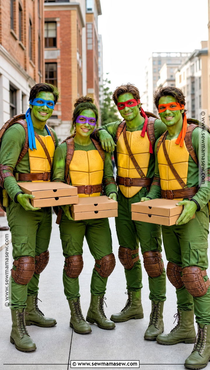 Teenage Mutant Ninja Turtles Group Costume - 40 90s costume ideas